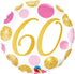 Pink & Gold Dots <br> 60th Birthday
